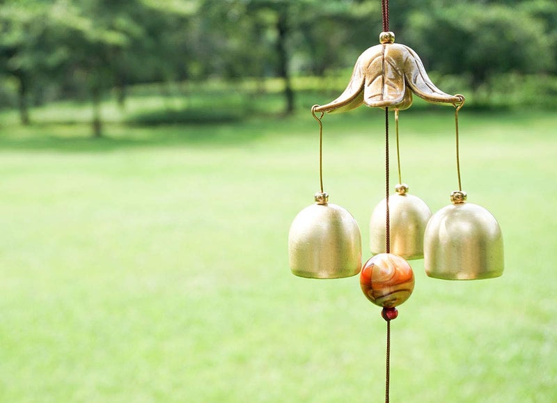 Banfeng 3 Bells Lucky Wind Chimes Feng Shui Wind Bell for Good Luck Home Garden Hanging Decoration Gift - Image 5